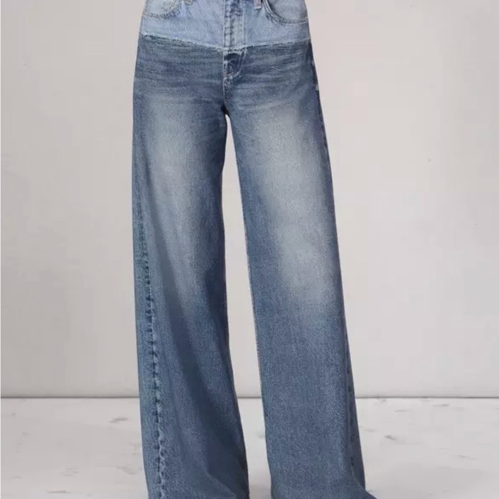 Rag & Bone Sofie Miramar Wide Leg High Rise Terry Jeans